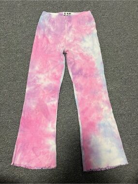 Cotton On Girl’s Pink & Purple Tie-Dye Flared Leggings